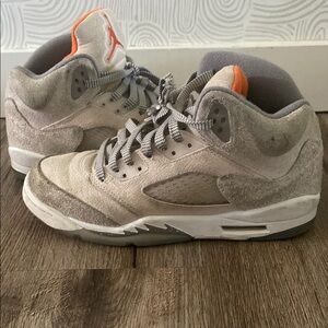 Nike Retro 5 with Orange and Gray